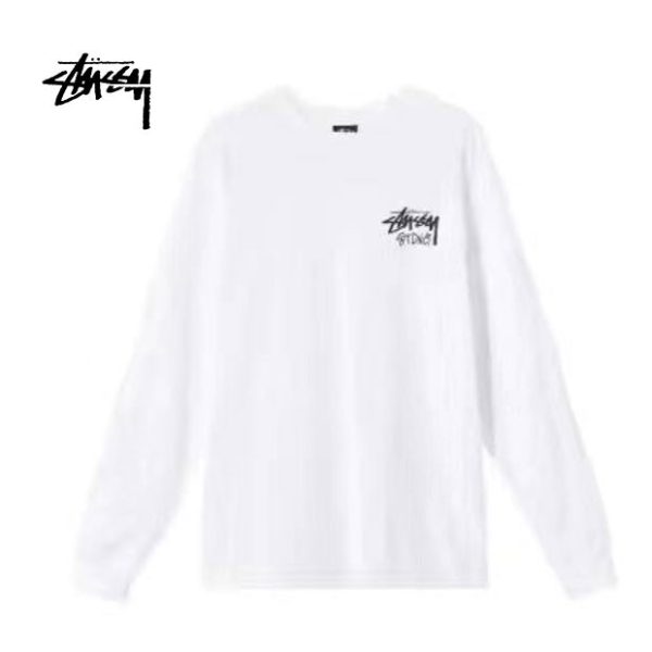 Stussy SS22 DSM聯名 Tee Logo 套頭長袖T恤 男女同款