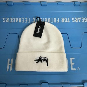 【4色可選】STUSSY 毛帽｜冬季保暖帽子 刺繡LOGO小標 男女同款