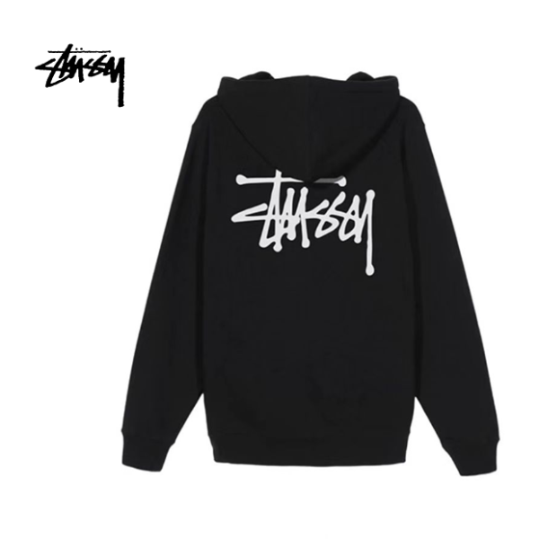 【3色可選】Stussy BASIC ZIP HOOD 經典拉鏈衛衣 男女同款