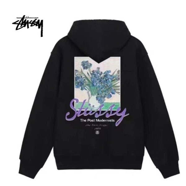 STUSSY POST MODERNISTS TEE 鳶尾花 梵高 連帽衛衣