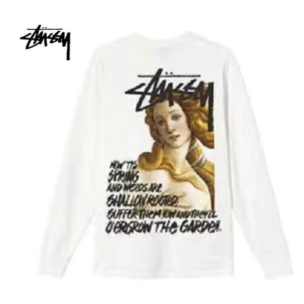 STUSSY SPRING WEEDS LS TEE維納斯長袖T恤男女VENUS油畫上衣