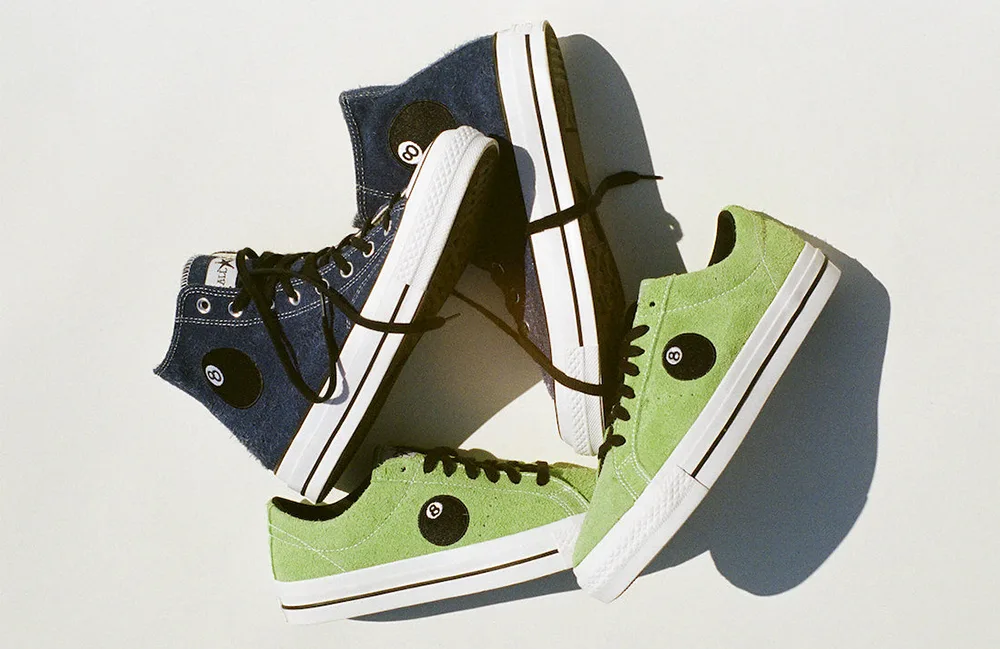 Stussy Converse 8 Ball 全新聯名球鞋登場! Converse Stussy 8號球 - Stussy Converse 8 Ball 全新聯名球鞋登場!