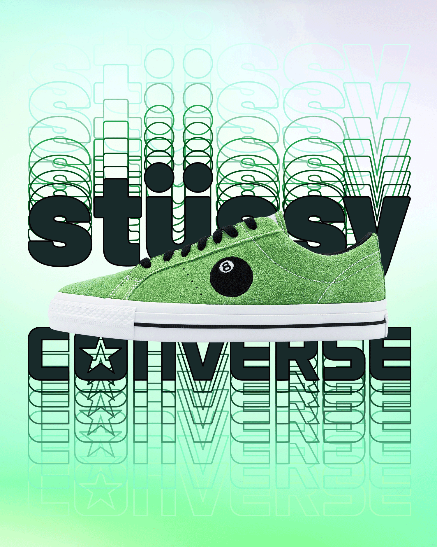 Stussy Converse 8 Ball Stussy Converse 8 Ball