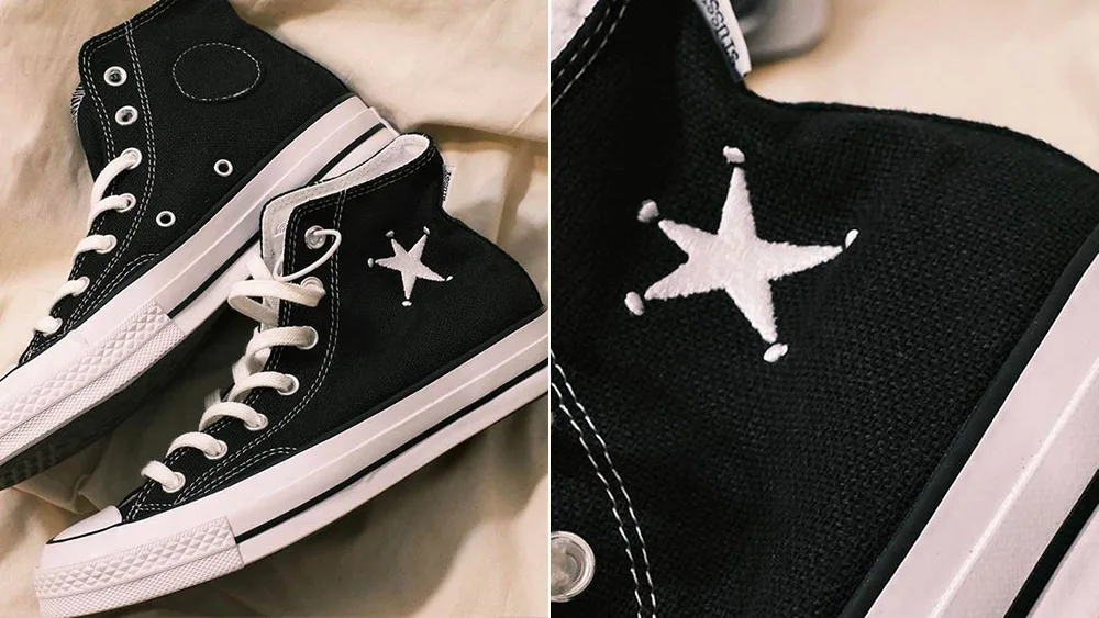 St&uuml;ssy Converse Chuck 70 Hi & One Star 鞋款細節