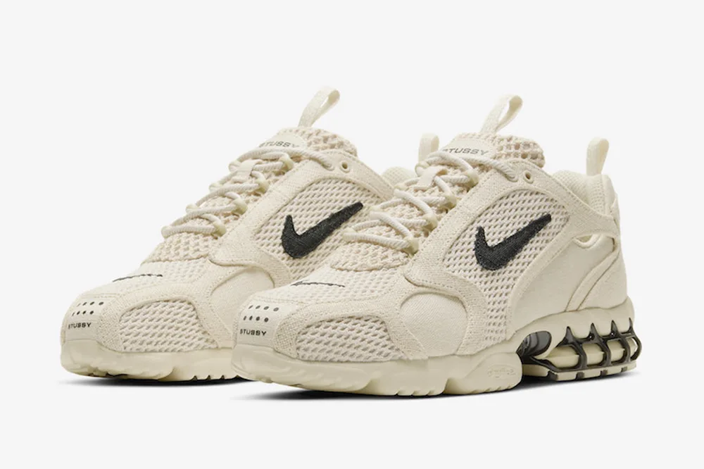 朴敘俊 Nike Stussy 全新聯名登場,心動搭配示範! Stussy Nike Zoom Spiridon Caged CQ5486 200 - 朴敘俊 Nike Stussy 全新聯名登場,心動搭配示範!