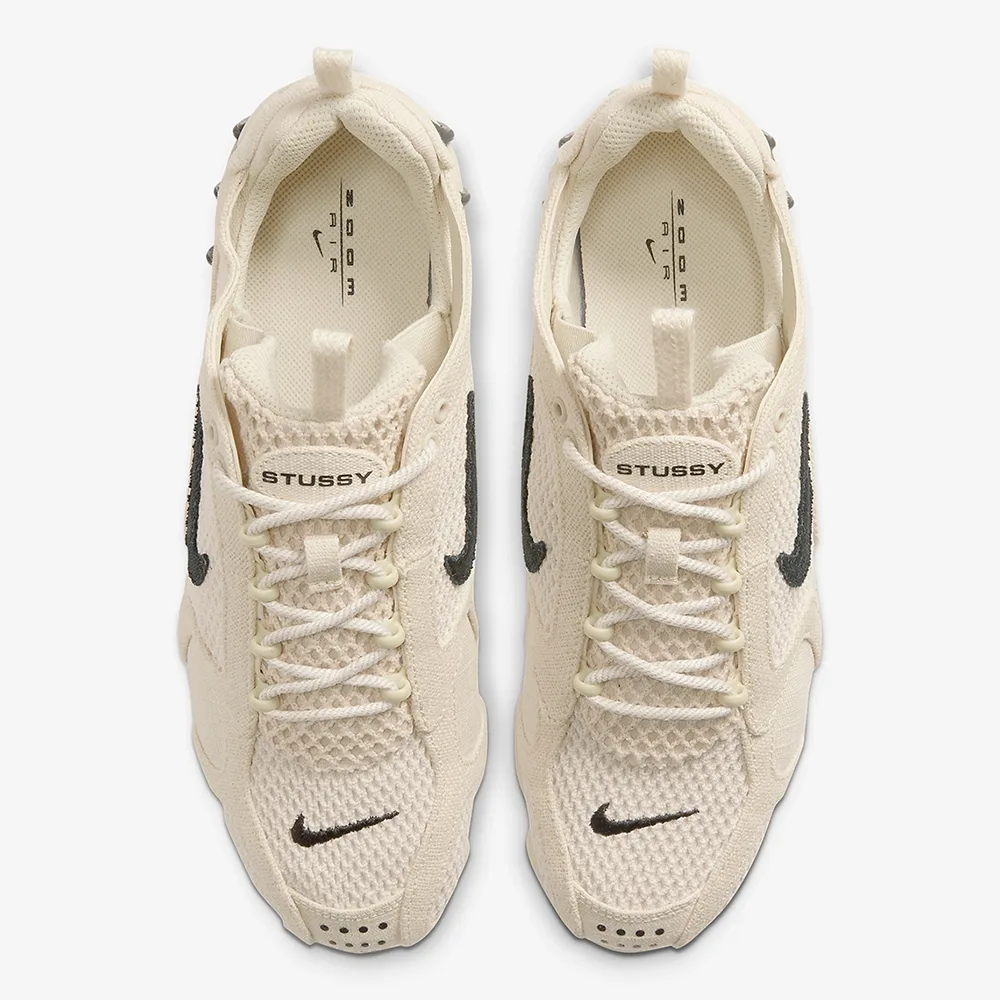 Stussy x Air Zoom Spiridon Caged 'Fossil' 俯視圖