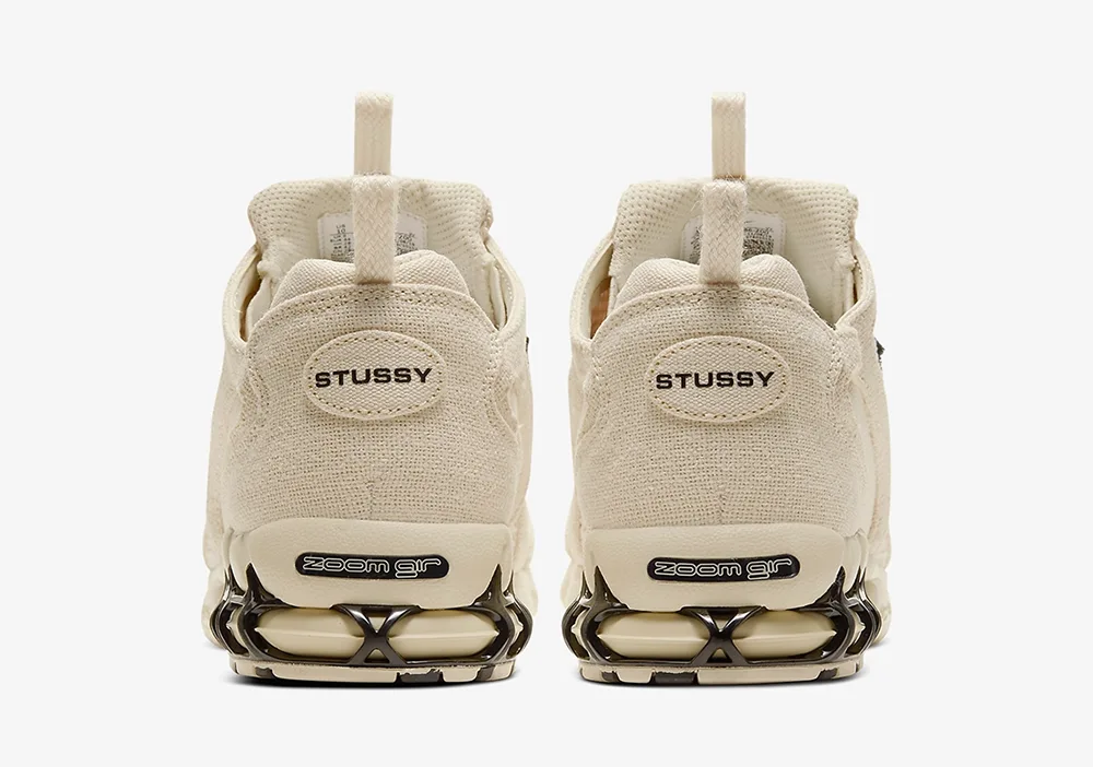 Stussy x Air Zoom Spiridon Caged 'Fossil' 鞋跟