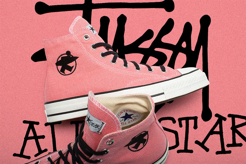 Stussy x Converse Chuck 70 High - 「猛男粉」玩家必看！st&uuml;ssy & converse chuck 70 hi 聯名新鞋開箱來了