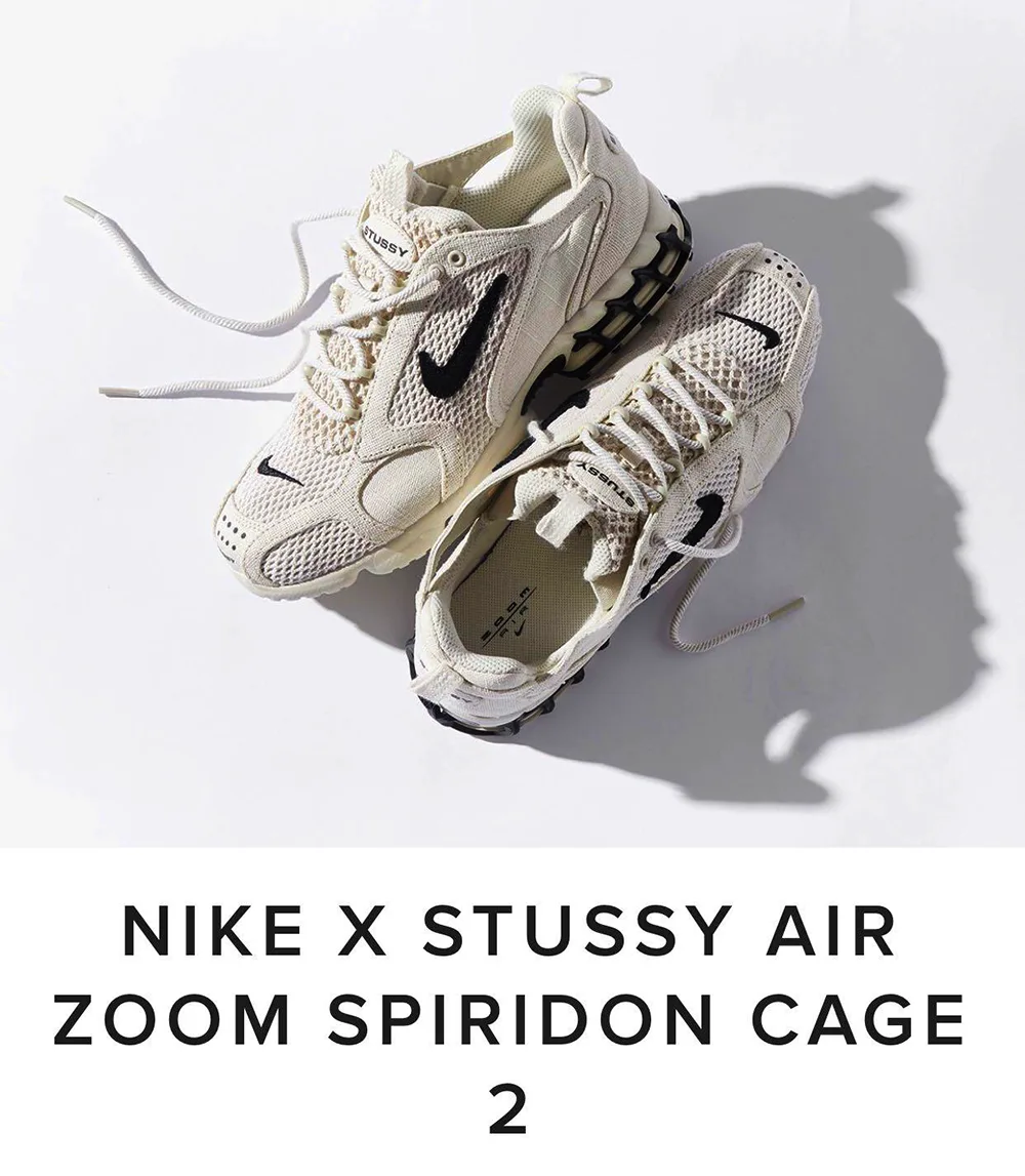 Air Force 1 Mid Stussy Black 完整官圖曝光! Stussy x Nike Air Zoom Spiridon Caged 2運動鞋 - Air Force 1 Mid Stussy Black 完整官圖曝光!