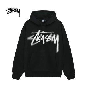 STUSSY FW23 DIZZY STOCK HOODIE 眩暈幻影logo印花連帽衛衣