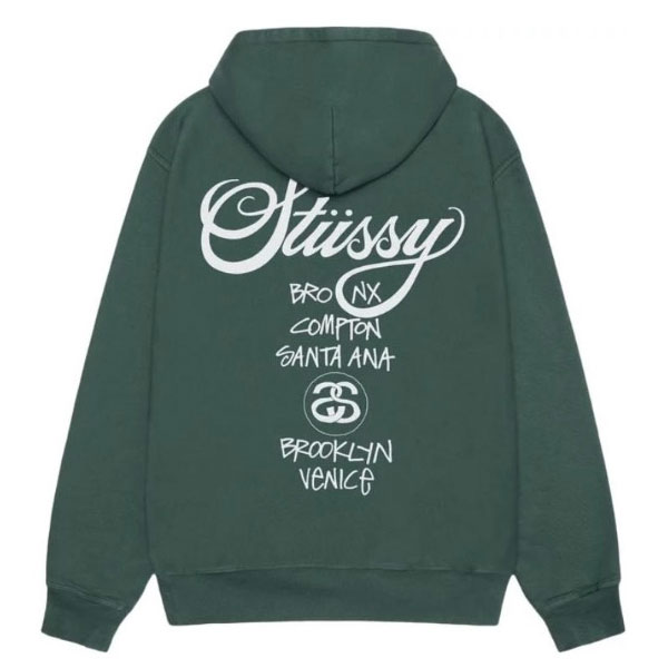 美式潮牌Stussy 經典世界巡遊系列印花 基礎連帽套頭衫 NB 13.jpg5 13 - 美式潮牌Stussy 經典世界巡遊系列印花 基礎連帽套頭衫