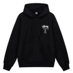 美式潮牌Stussy 經典世界巡遊系列印花 基礎連帽套頭衫