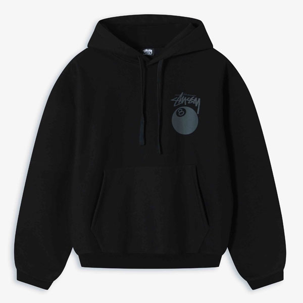 NB.jpg5  - Stussy 經典黑八Logo印花 連帽衛衣 男女同款套頭衫
